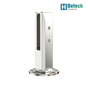 Square Base Round Post Glass Spigot